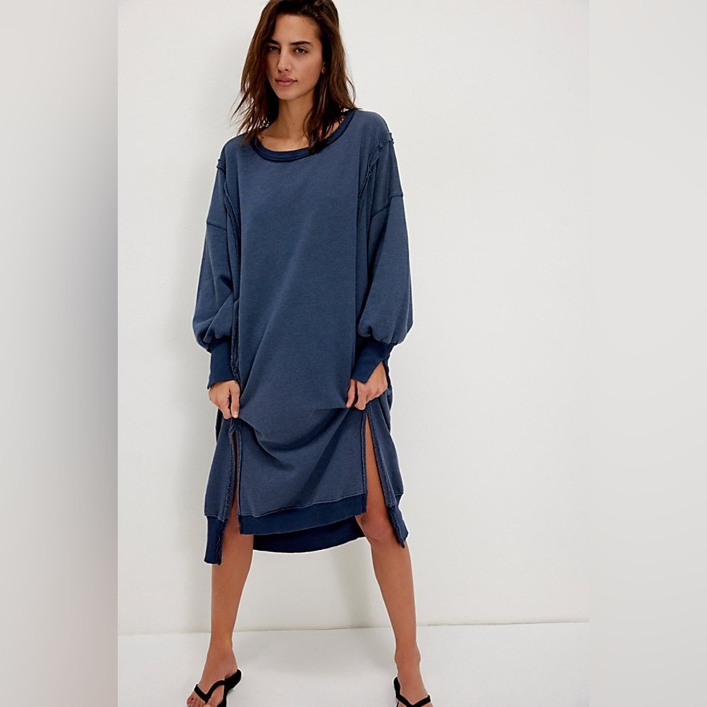 NWT/NWOT Free People Camden Maxi sweatshirt